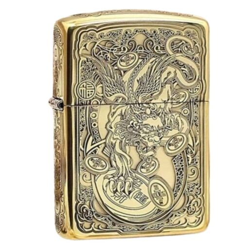 Zippo Brass Kỳ Lân - BRC04