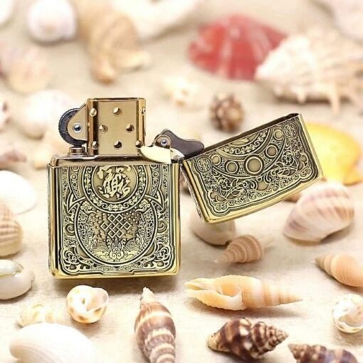 Zippo Brass Kỳ Lân - BRC04 - Hình ảnh 5