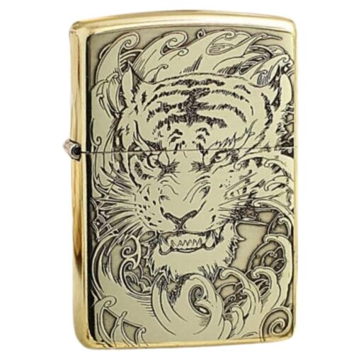 Zippo Brass Hổ Gầm - BRC11
