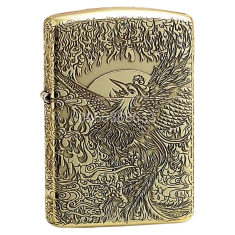 Zippo Brass Phượng Hoàng Lửa - BRC14