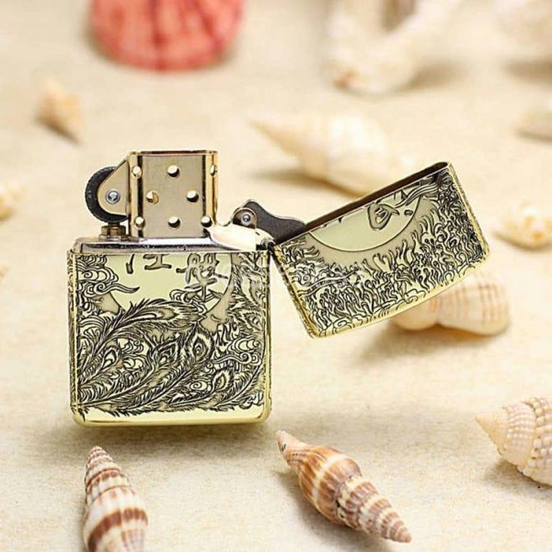 Zippo Brass Phượng Hoàng Lửa - BRC14 - Hình ảnh 5