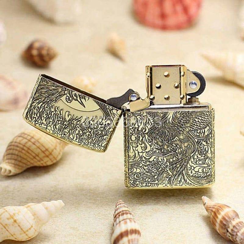 Zippo Brass Phượng Hoàng Lửa - BRC14 - Hình ảnh 4