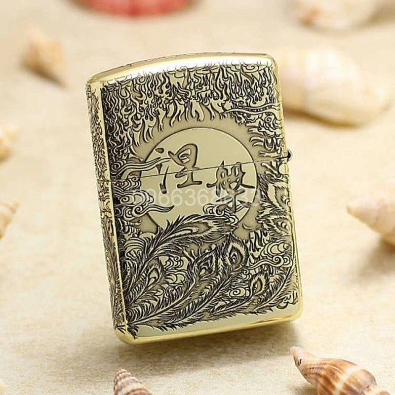 Zippo Brass Phượng Hoàng Lửa - BRC14 - Hình ảnh 3