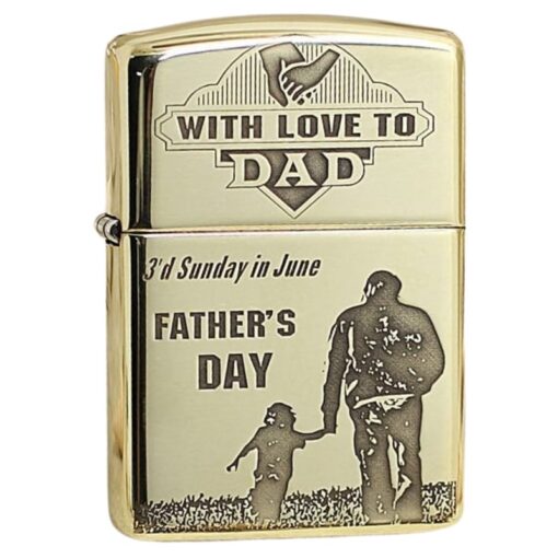 Zippo Brass Ngày Của Cha - BRC19