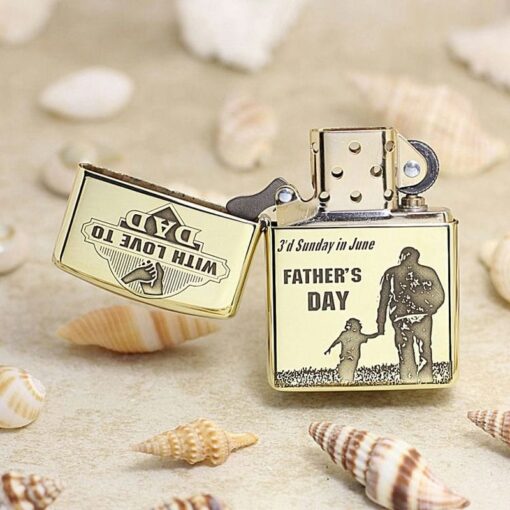 Zippo Brass Ngày Của Cha - BRC19 - Hình ảnh 4