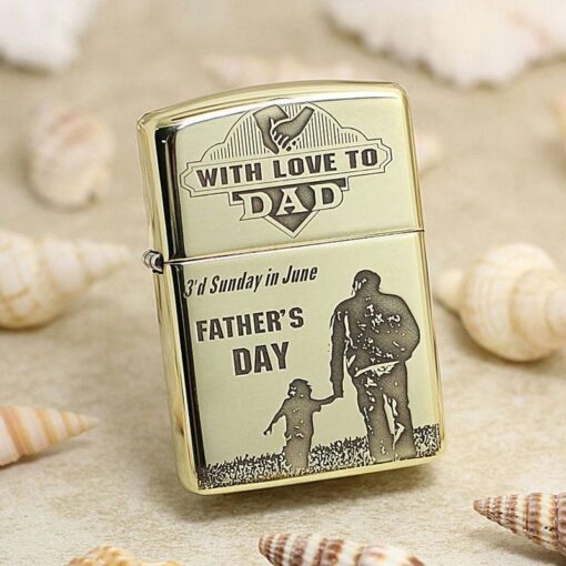 Zippo Brass Ngày Của Cha - BRC19 - Hình ảnh 2