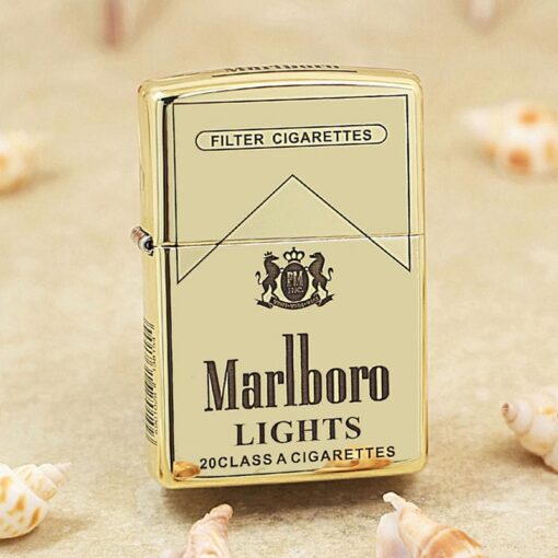 Zippo Brass Thiết Kế Vỏ Bao Marlboro - BRC32 - Hình ảnh 2