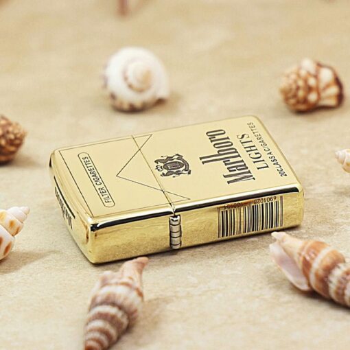 Zippo Brass Thiết Kế Vỏ Bao Marlboro - BRC32 - Hình ảnh 6