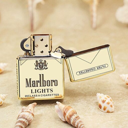Zippo Brass Thiết Kế Vỏ Bao Marlboro - BRC32 - Hình ảnh 5