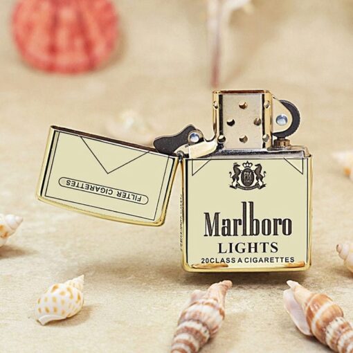 Zippo Brass Thiết Kế Vỏ Bao Marlboro - BRC32 - Hình ảnh 4