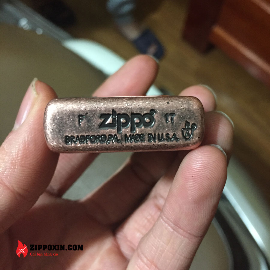 Bật lửa zippo armor Gears Antique Copper 29523-2