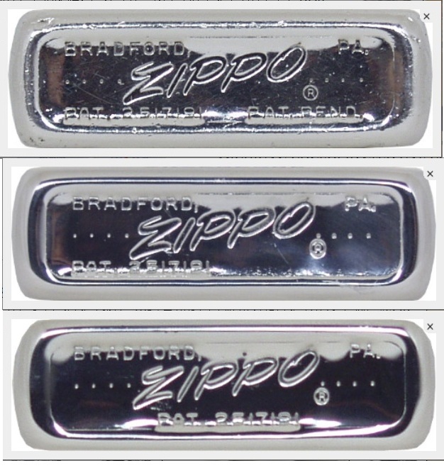 Cách đọc mộc đáy Zippo và cách nhận biết năm sản xuất Zippo 6