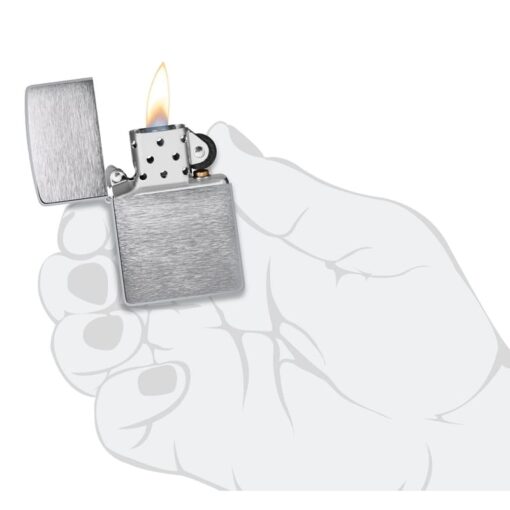 Zippo Armor Brushed Chrome - 162 - Hình ảnh 7