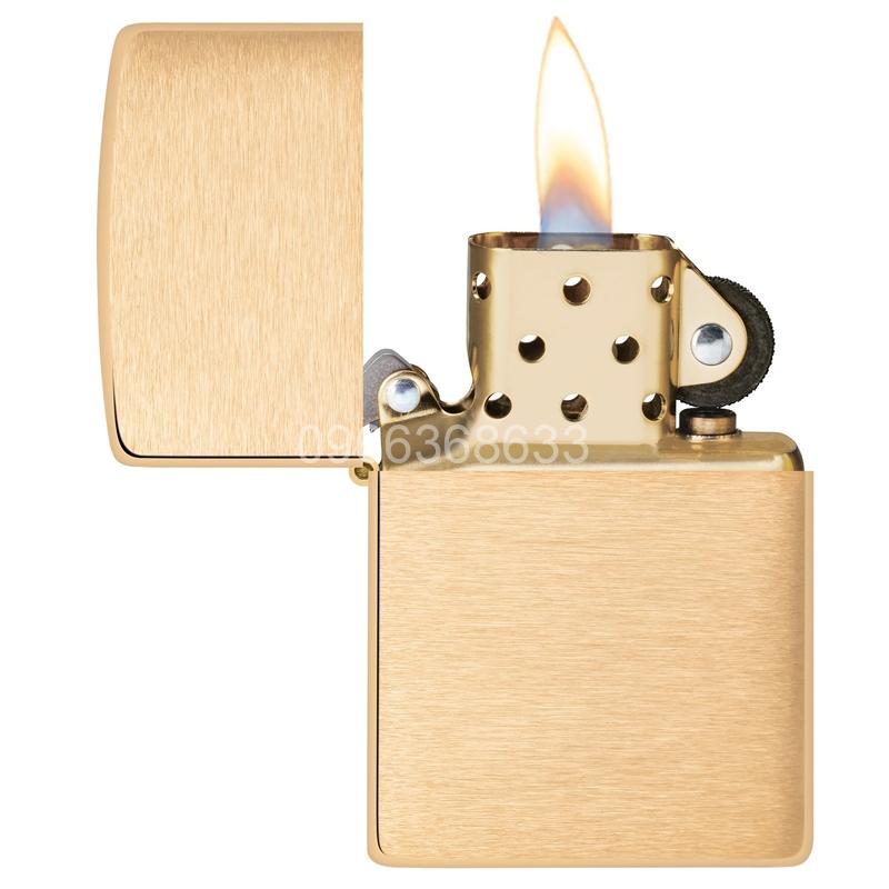 Zippo Armor Brushed Brass - 168 - Hình ảnh 6