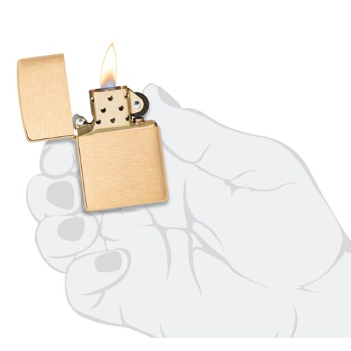 Zippo Armor Brushed Brass - 168 - Hình ảnh 7