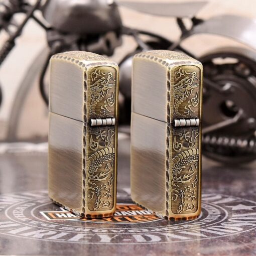 Zippo Armor Hoa Văn Viền Rồng - ZA-3-28A - Hình ảnh 3
