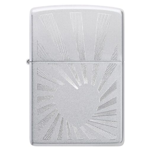 Zippo Love Radiates Engraved Satin Chrome - 46480 - Hình ảnh 3