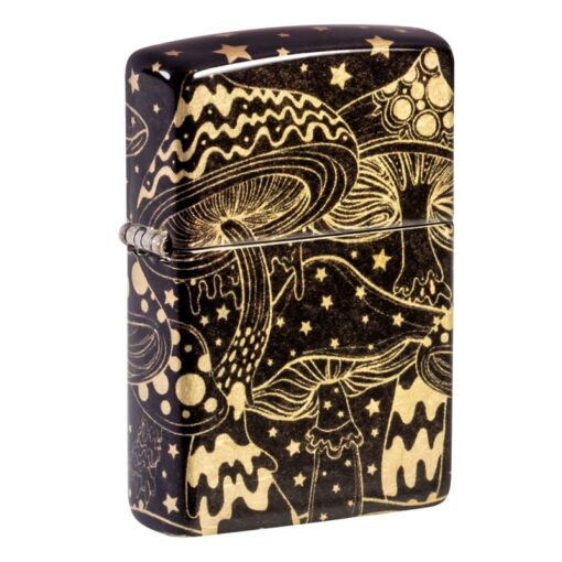 Zippo Mushroom Drift 540 Fusion Tumbled Brass - 46277