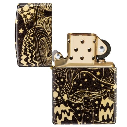 Zippo Mushroom Drift 540 Fusion Tumbled Brass - 46277 - Hình ảnh 7
