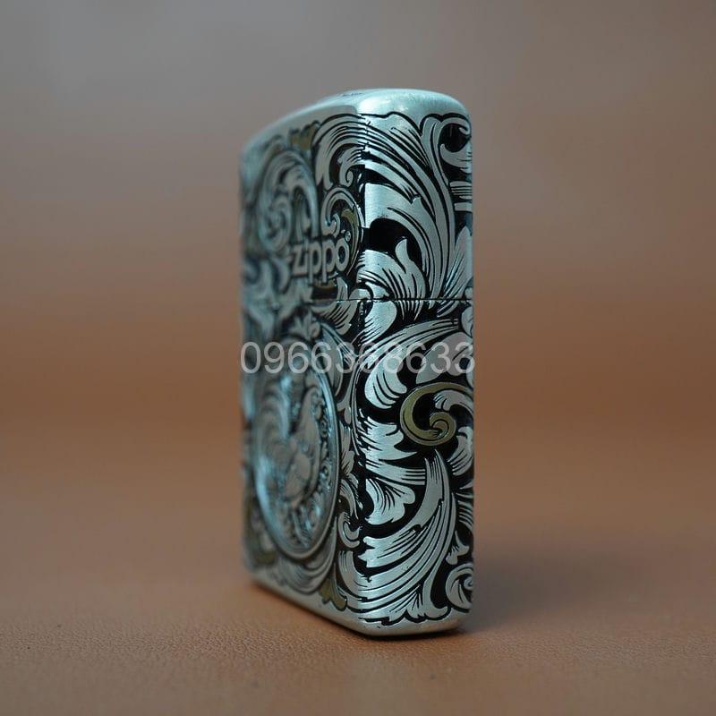 Zippo 12 con giáp cao cấp năm Dậu – Gà 12.10CC - Hình ảnh 4