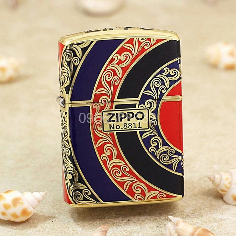 Zippo Gold-Accented Pattern and Rising Sun Ornate - OD11 - Hình ảnh 2