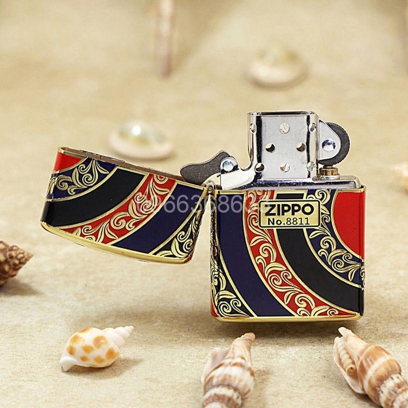 Zippo Gold-Accented Pattern and Rising Sun Ornate - OD11 - Hình ảnh 4