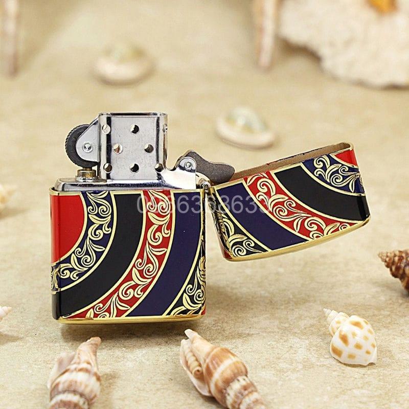 Zippo Gold-Accented Pattern and Rising Sun Ornate - OD11 - Hình ảnh 5