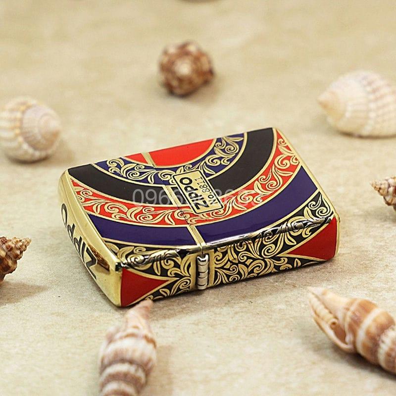 Zippo Gold-Accented Pattern and Rising Sun Ornate - OD11 - Hình ảnh 6