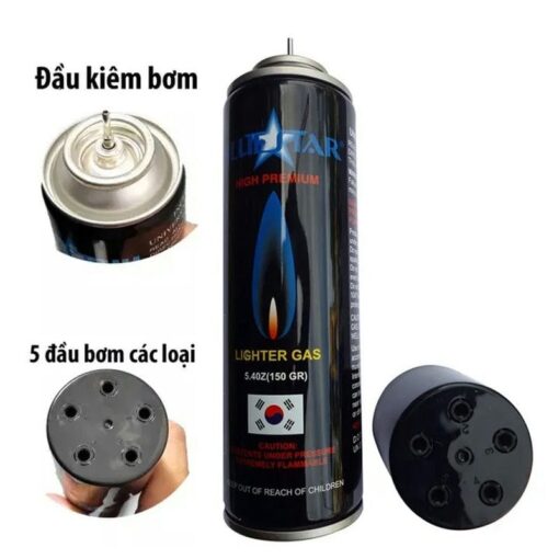 Bình Gas Butane BlueSky dùng cho bật lửa (Gas Hàn Quốc Chính Hãng) - Hình ảnh 3