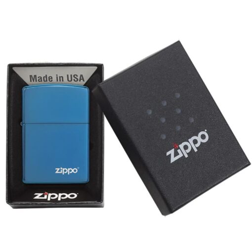 Zippo Classic High Polish Blue with Zippo Logo - 20446ZL - Hình ảnh 7