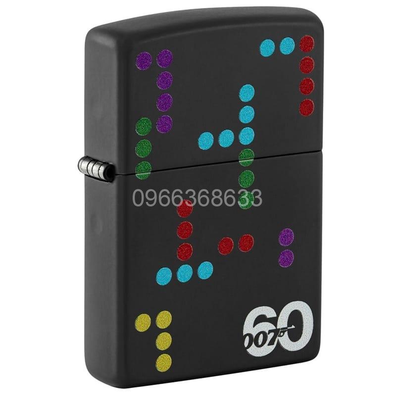 Zippo James Bond 007 60th Anniversary Black Matte - 48577
