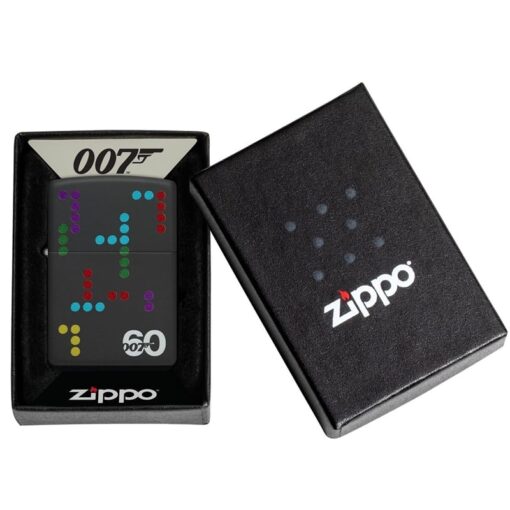 Zippo James Bond 007 60th Anniversary Black Matte - 48577 - Hình ảnh 8