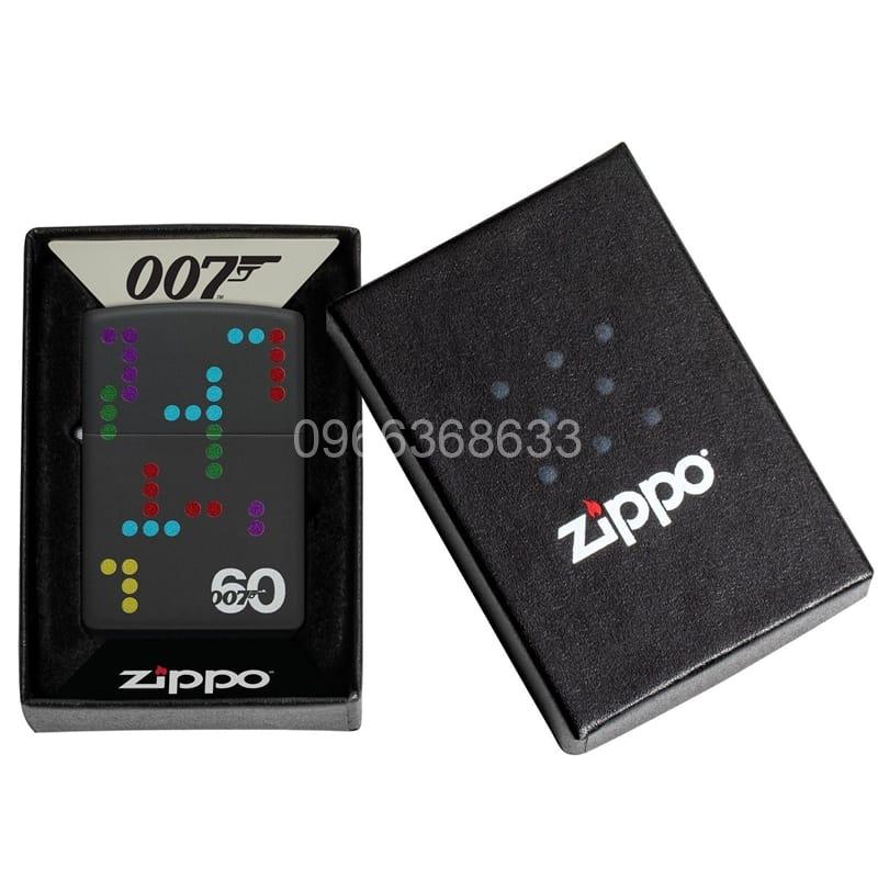 Zippo James Bond 007 60th Anniversary Black Matte - 48577 - Hình ảnh 8