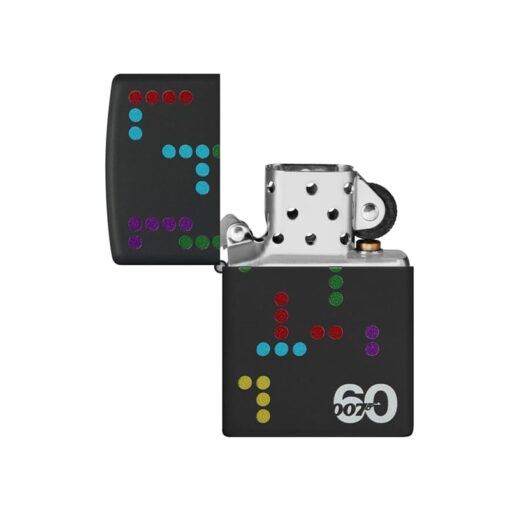 Zippo James Bond 007 60th Anniversary Black Matte - 48577 - Hình ảnh 2