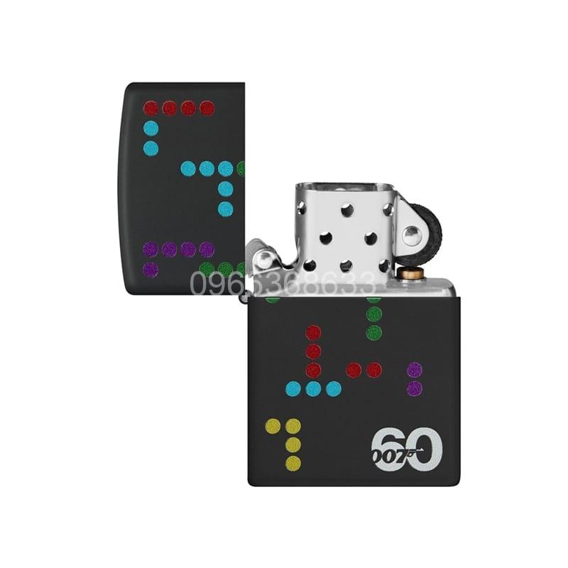 Zippo James Bond 007 60th Anniversary Black Matte - 48577 - Hình ảnh 2