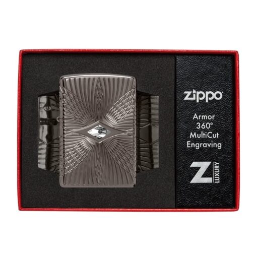 Zippo Pattern Armor Black Ice - 49291 - Hình ảnh 11