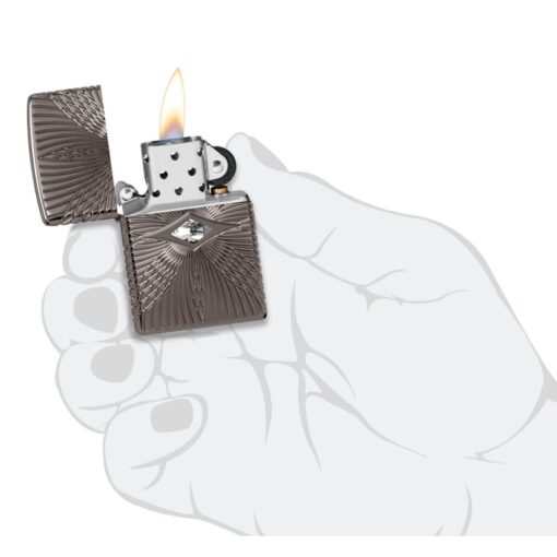 Zippo Pattern Armor Black Ice - 49291 - Hình ảnh 10