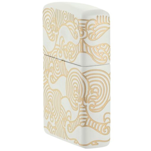 Zippo Waves Design Laser 360° White Matte - 48909 - Hình ảnh 6