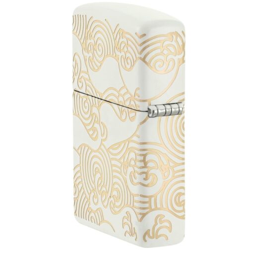 Zippo Waves Design Laser 360° White Matte - 48909 - Hình ảnh 7