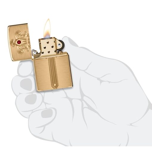 Zippo Armor Royal Saber High Polish Brass - 46737 - Hình ảnh 6