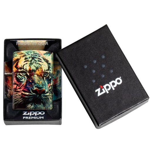 Zippo Painted Tiger 540 Tumbled Brass - 46145 - Hình ảnh 11