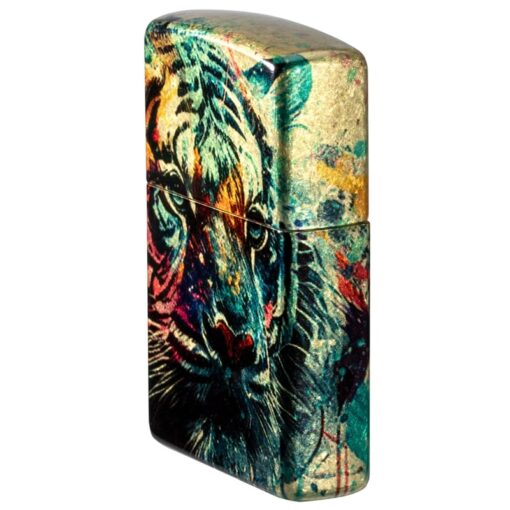 Zippo Painted Tiger 540 Tumbled Brass - 46145 - Hình ảnh 6