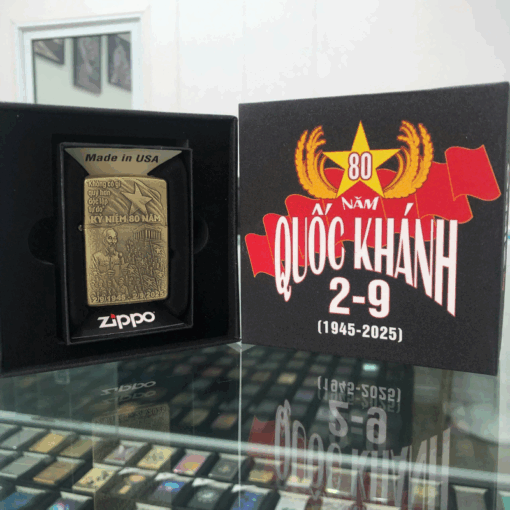 Zippo Kỷ niệm 80 năm Quốc khánh Việt Nam - 204B-A80 - Hình ảnh 2