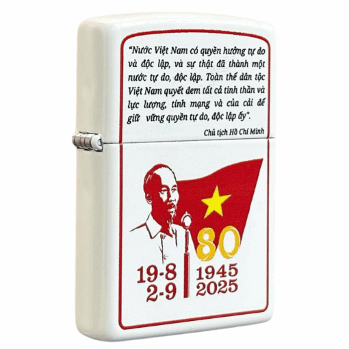 Zippo Kỷ niệm 80 năm Cách mạng Tháng Tám và Quốc khánh 2-9 - 214-A80-CT