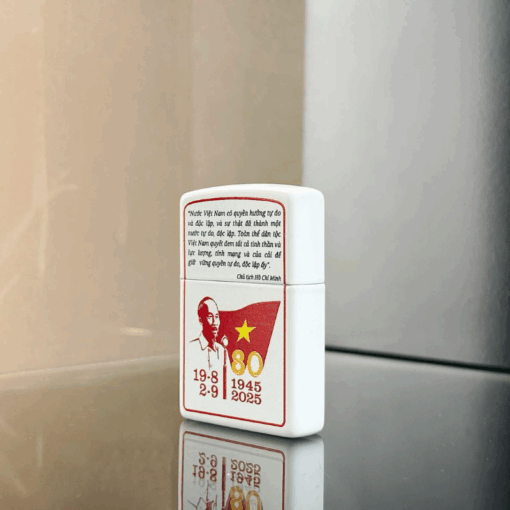 Zippo Kỷ niệm 80 năm Cách mạng Tháng Tám và Quốc khánh 2-9 - 214-A80-CT - Hình ảnh 3