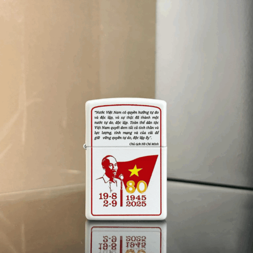 Zippo Kỷ niệm 80 năm Cách mạng Tháng Tám và Quốc khánh 2-9 - 214-A80-CT - Hình ảnh 5