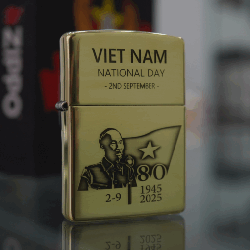 Zippo Kỷ niệm 80 năm Quốc khánh Việt Nam - 254B-A80 - Hình ảnh 4