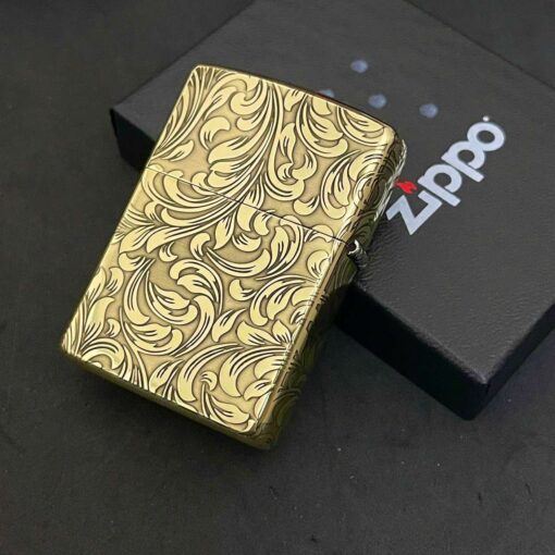 Zippo Brass 12 con giáp năm Tí - Chuột - Hình ảnh 2
