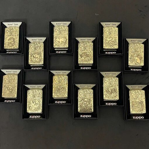 Zippo Brass 12 con giáp năm Thìn - Rồng - Hình ảnh 5