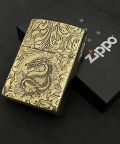 Zippo Brass 12 con giáp năm Thìn - Rồng